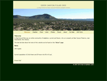 Tablet Screenshot of deercanyonfolks.org